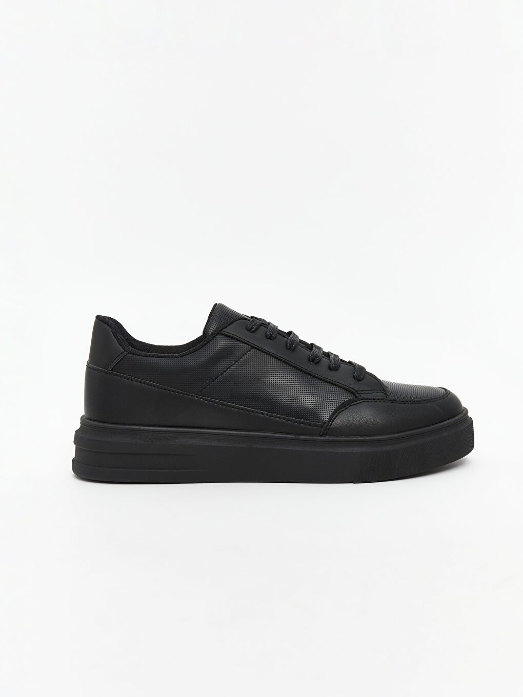 Faux Leather Men's Sports Shoes-1