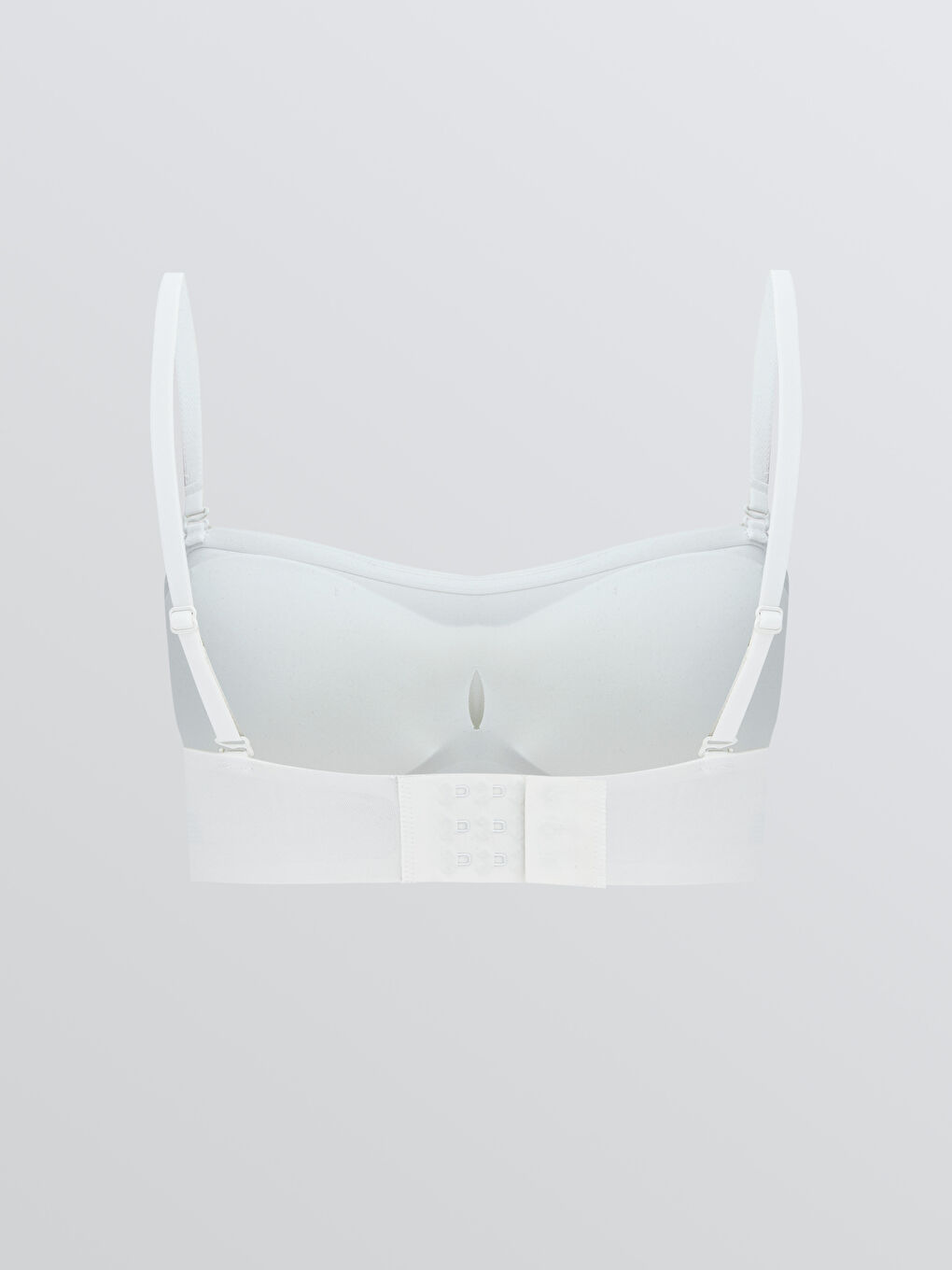 Beyaz Balensiz Dolgusuz Straplez Sütyen-1