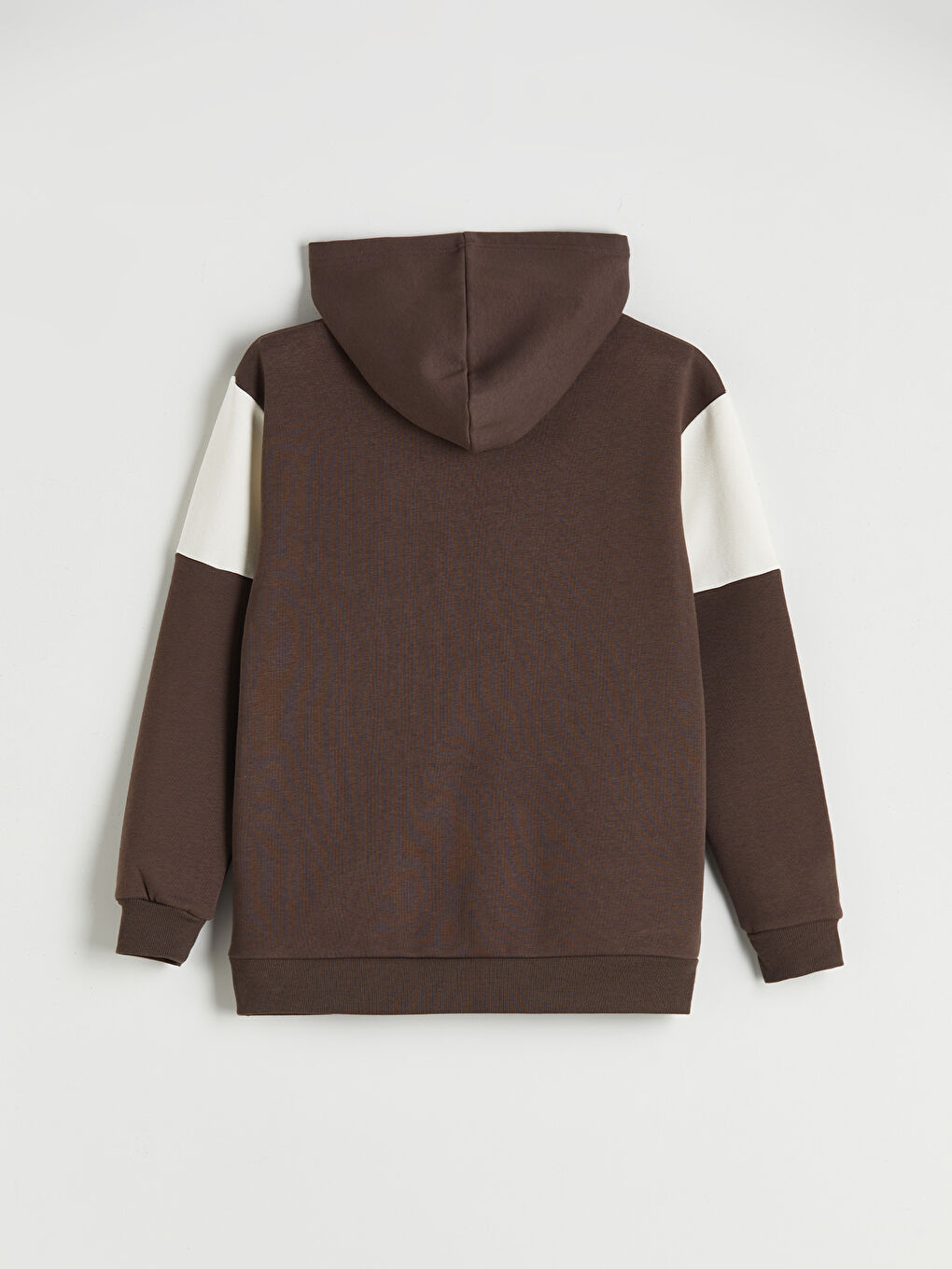 Kahverengi Kapüşonlu Erkek Çocuk Eşofman Takım-2