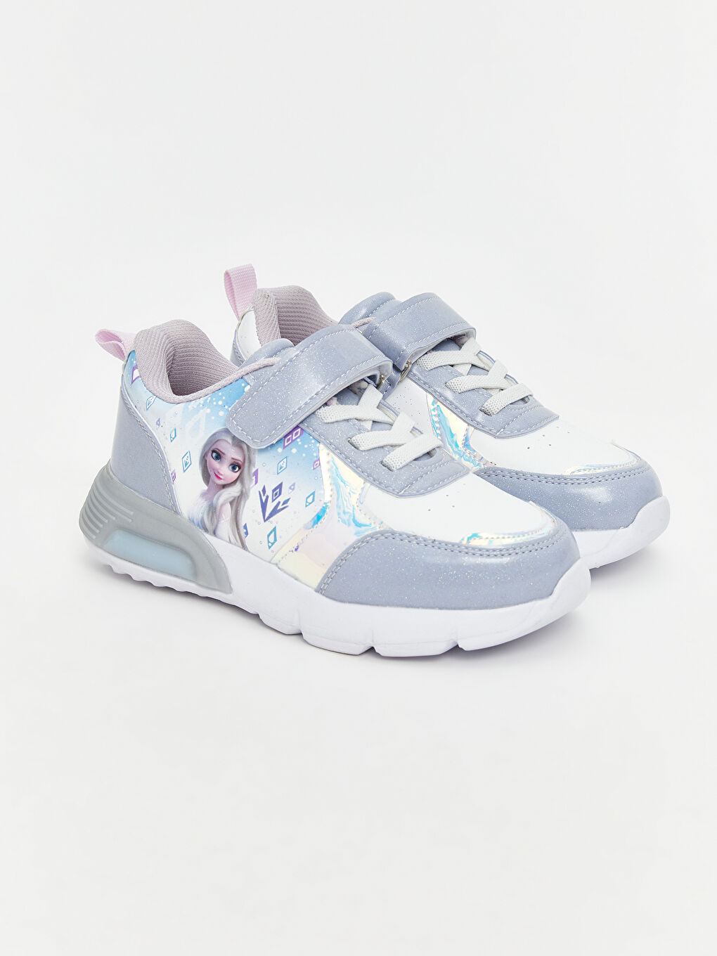 Mavi Elsa Baskılı Kız Bebek Spor ayakkabı