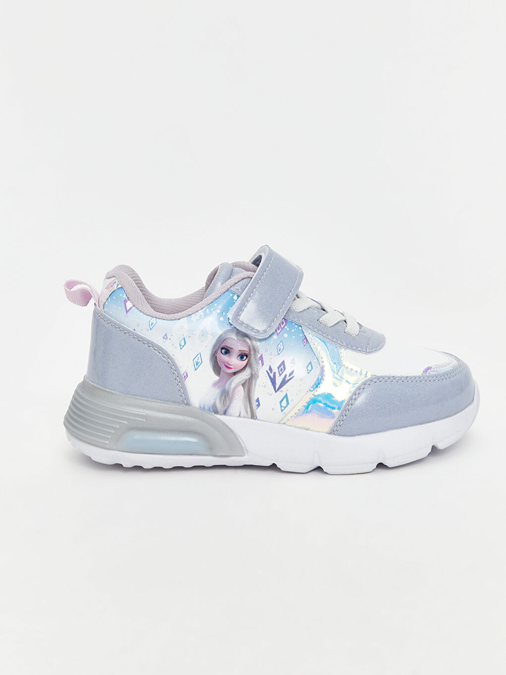 Mavi Elsa Baskılı Kız Bebek Spor ayakkabı-1