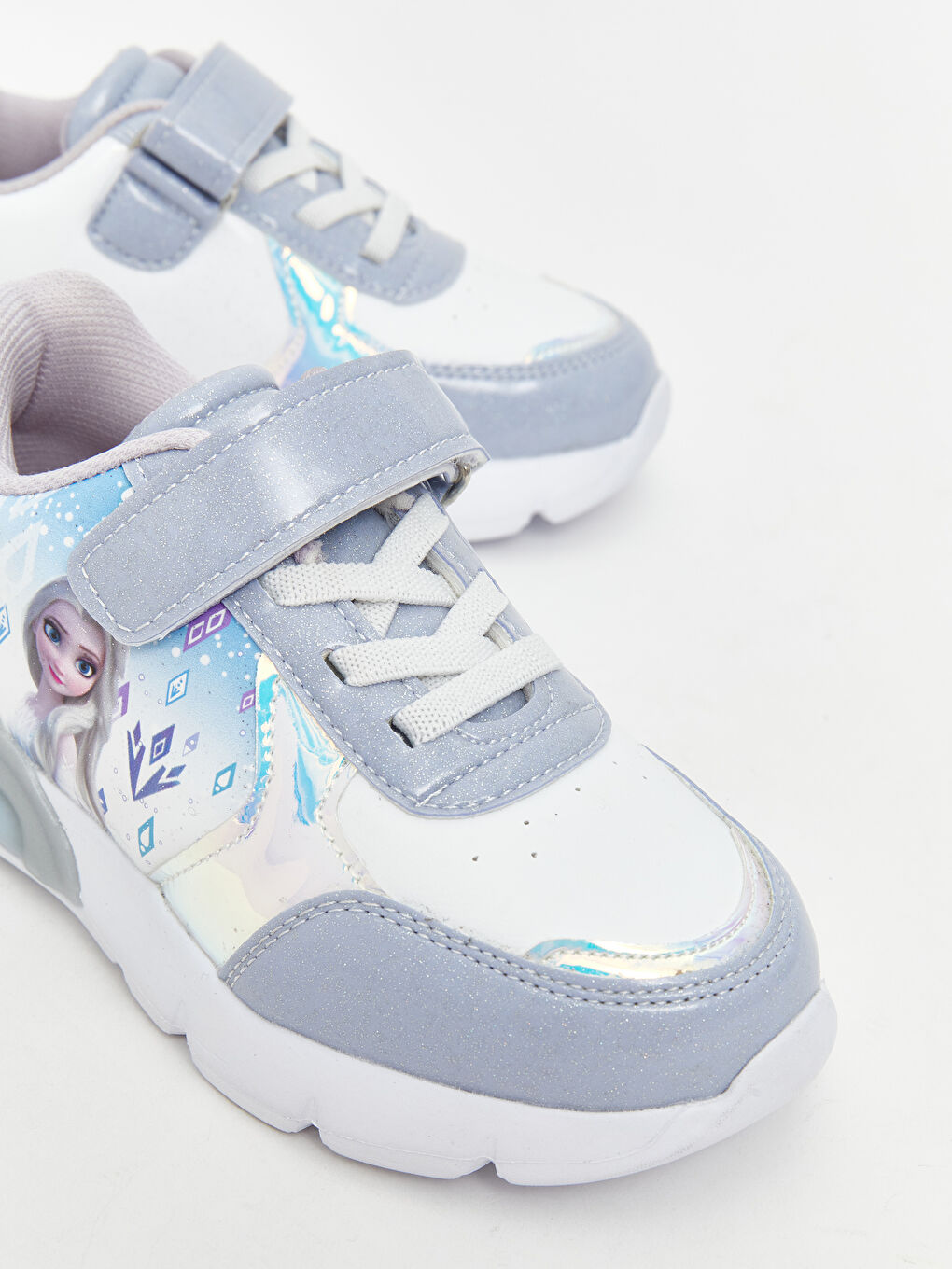 Mavi Elsa Baskılı Kız Bebek Spor ayakkabı-2