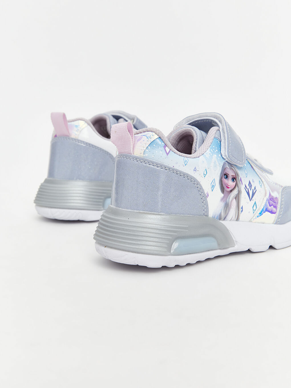 Mavi Elsa Baskılı Kız Bebek Spor ayakkabı-4