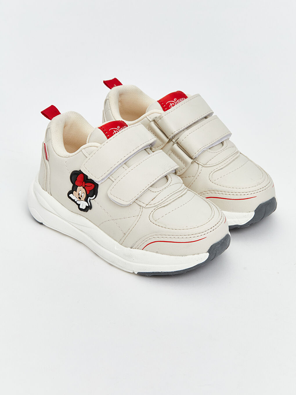 LCW STEPS Minnie Mouse Printed Velcro Closure Baby Girl Sneakers -W5EP71Z1-V9H