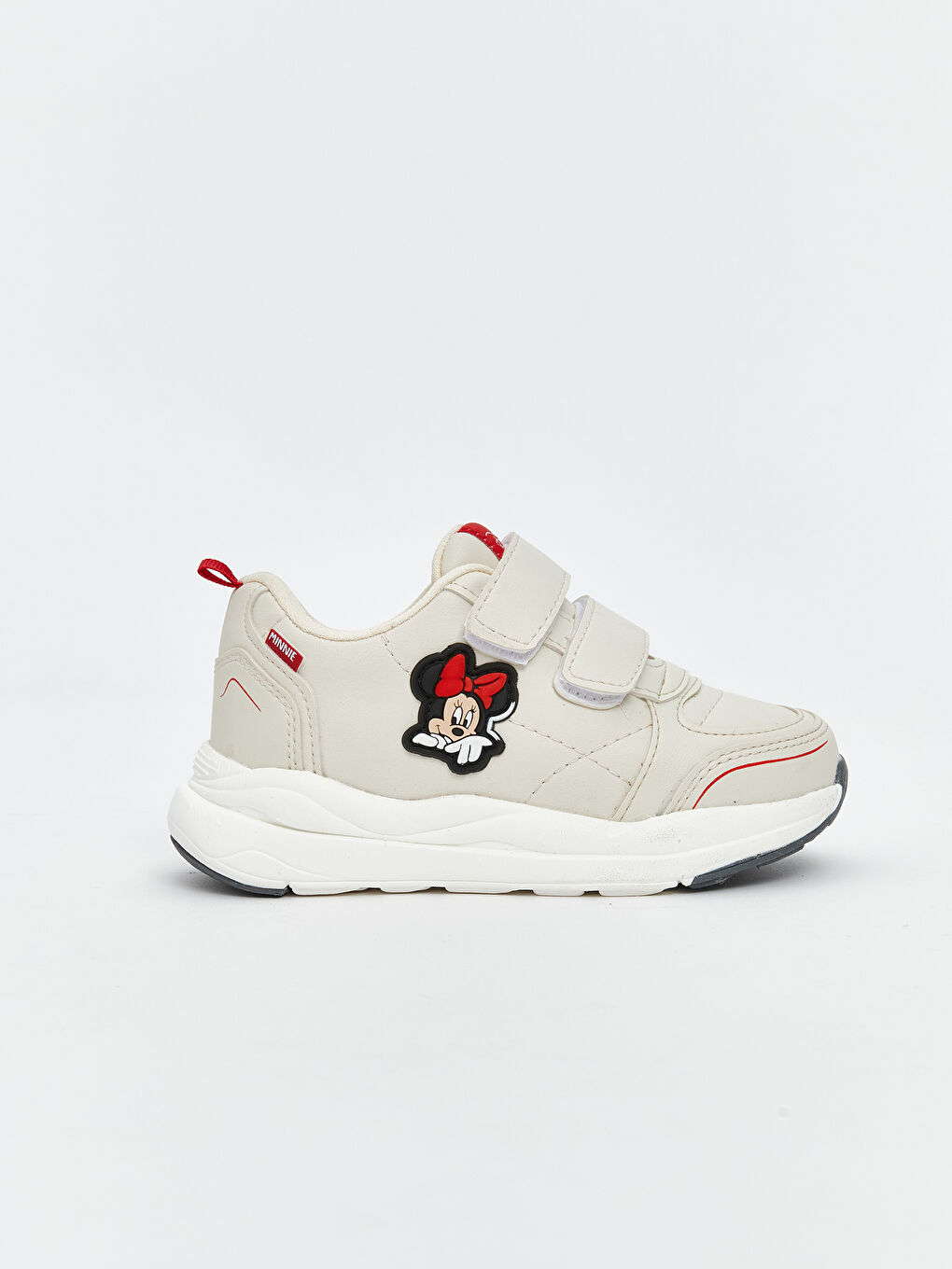 LCW STEPS Minnie Mouse Printed Velcro Closure Baby Girl Sneakers -W5EP71Z1-V9H