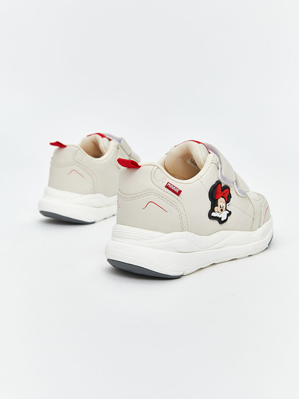 LCW STEPS Minnie Mouse Printed Velcro Closure Baby Girl Sneakers -W5EP71Z1-V9H