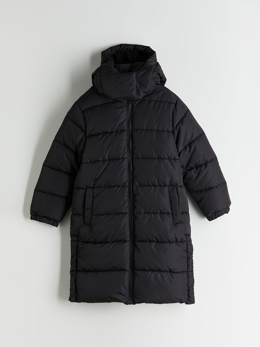 Puf jakna sa kapuljačom za devojčice