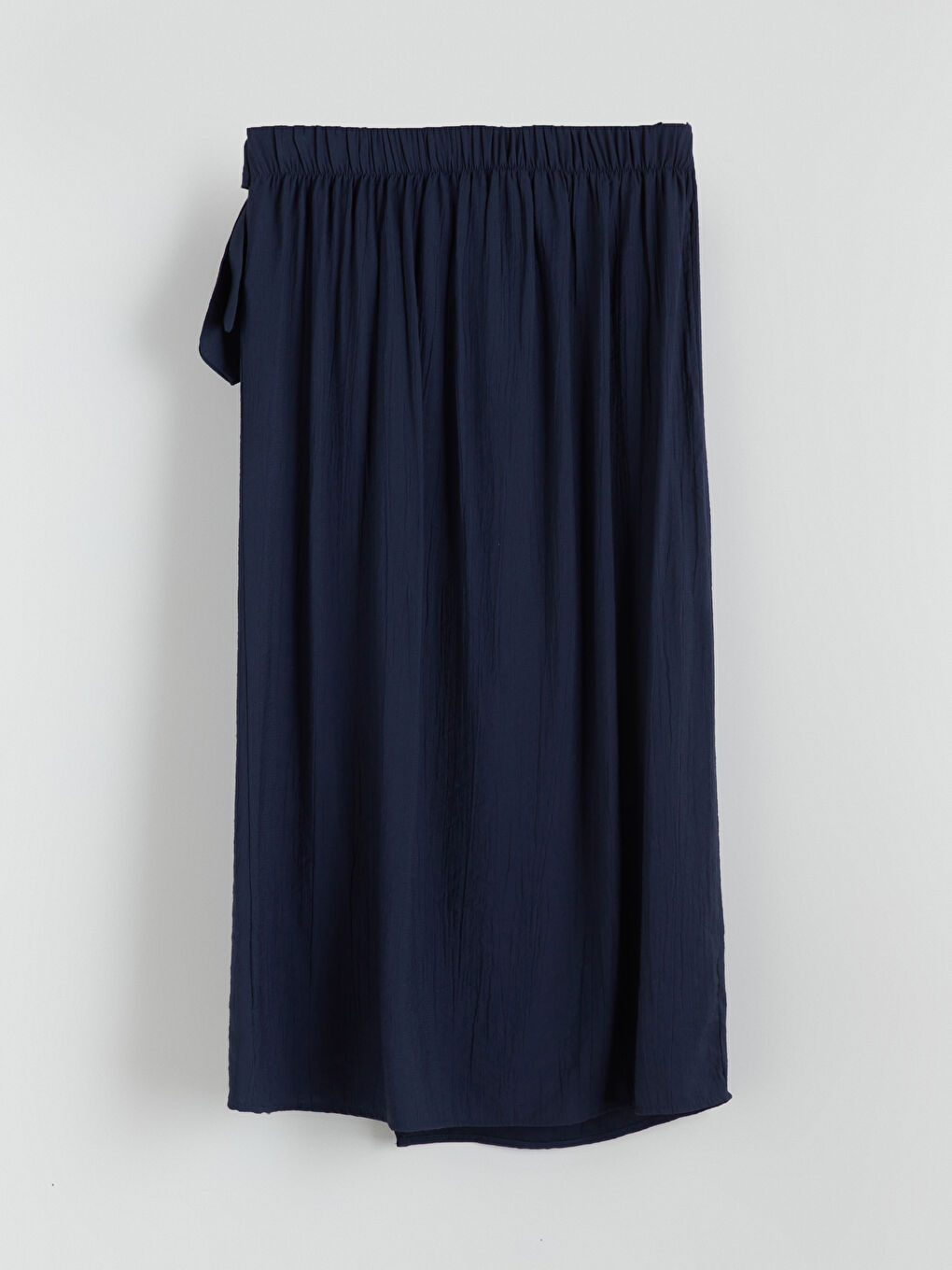 Waist Tie Satin Skirt-9