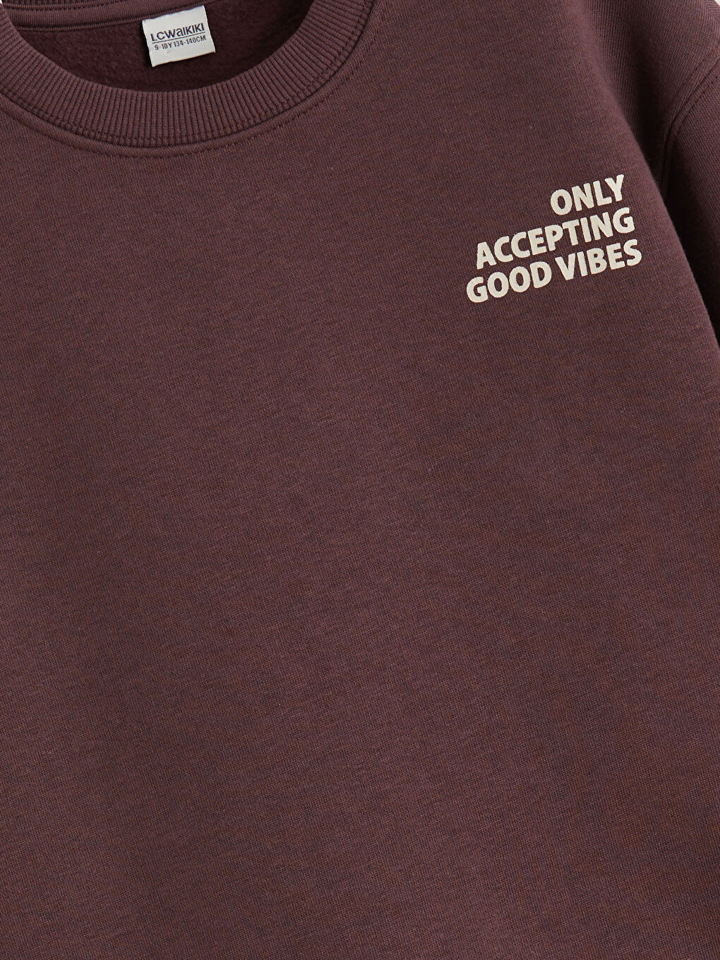 Back Printed Girls' Sweatshirt-4