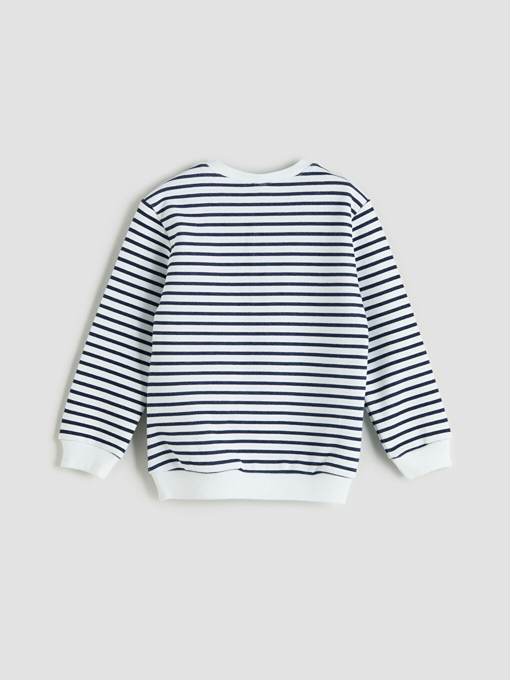 LCW ECO Crew Neck Striped Boys' Sweatshirt -W5ER18Z1-LGS