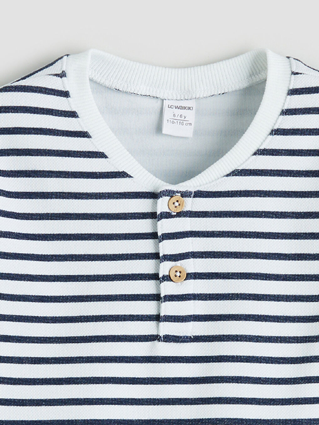 LCW ECO Crew Neck Striped Boys' Sweatshirt -W5ER18Z1-LGS