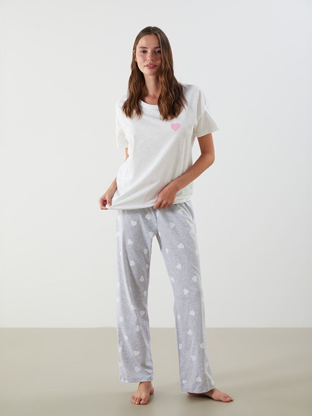 LCW DREAM سێتی بیجامە خۆڵه‌مێشی ژن -W5ER32Z8-LRW