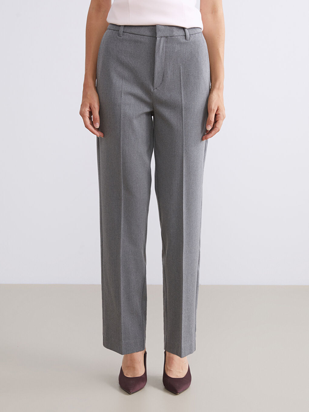 Loose Fit Women's Trousers-1