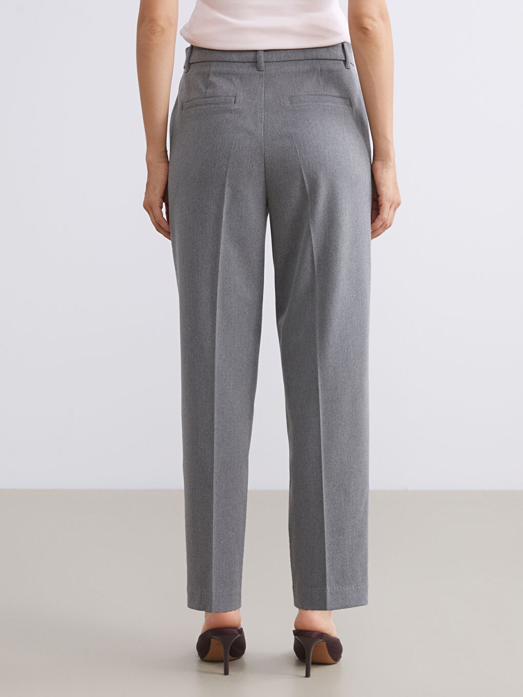 Loose Fit Women's Trousers-3