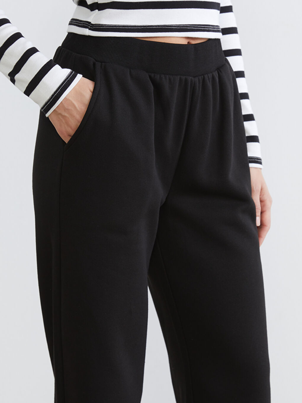 Жінка ЧОРНИЙ Штани для спорту-2