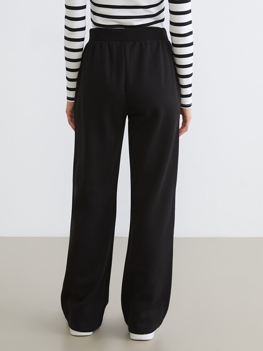 Жінка ЧОРНИЙ Штани для спорту-3