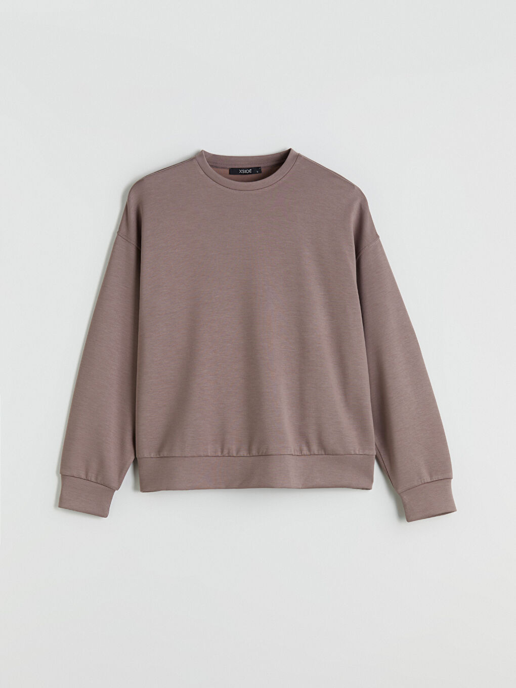 Crew Neck Oversize Women's Thick Sweatshirt-4