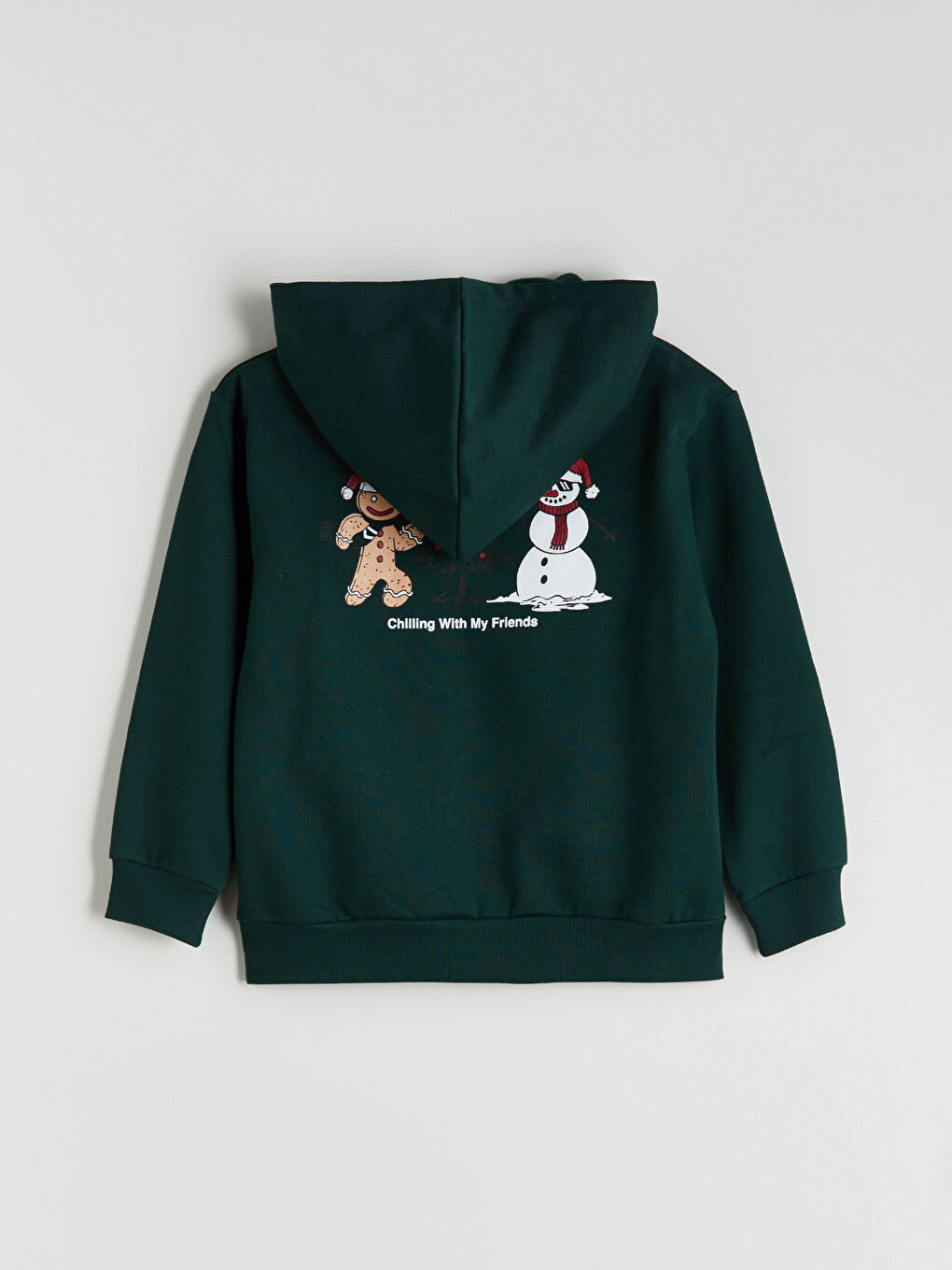 Sweat-Shirt Épais à Capuche de Noël pour Garçons-3