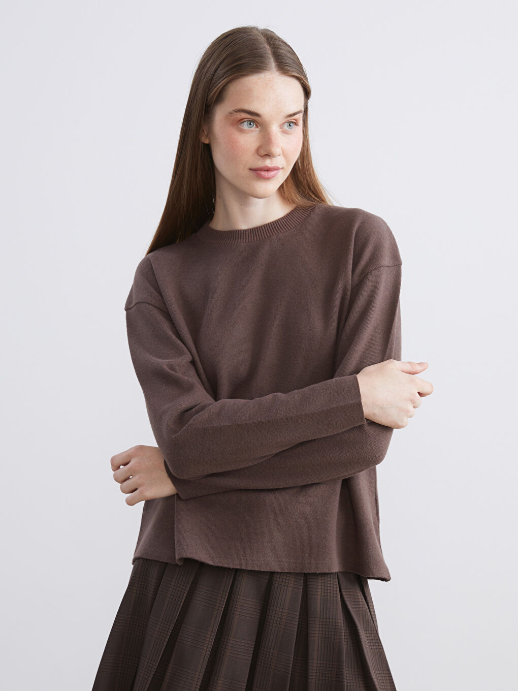Woman BROWN Sweatshirt