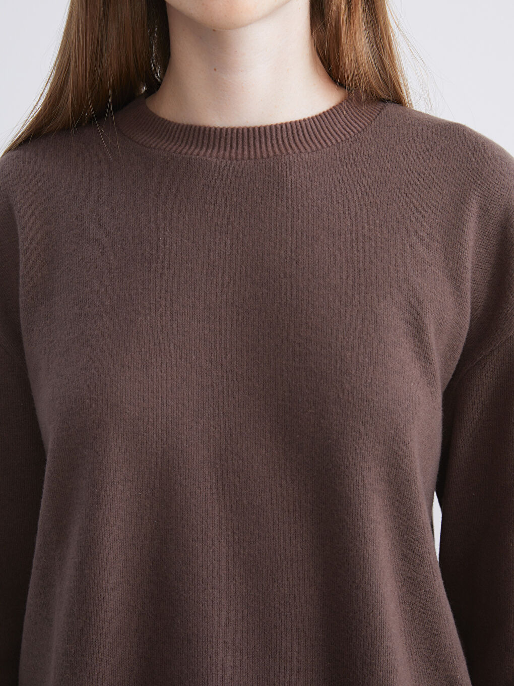 Woman BROWN Sweatshirt-2