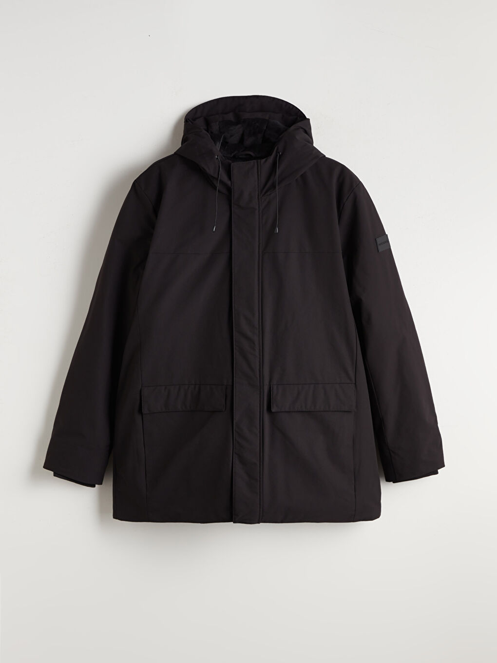 Standard Fit Hooded Men's Coat-5