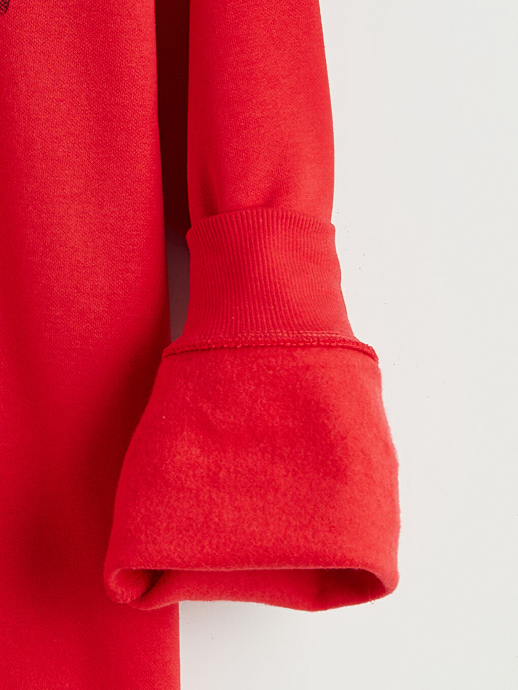 Свитшот с круглым вырезом и принтом для женщин, толстый-6