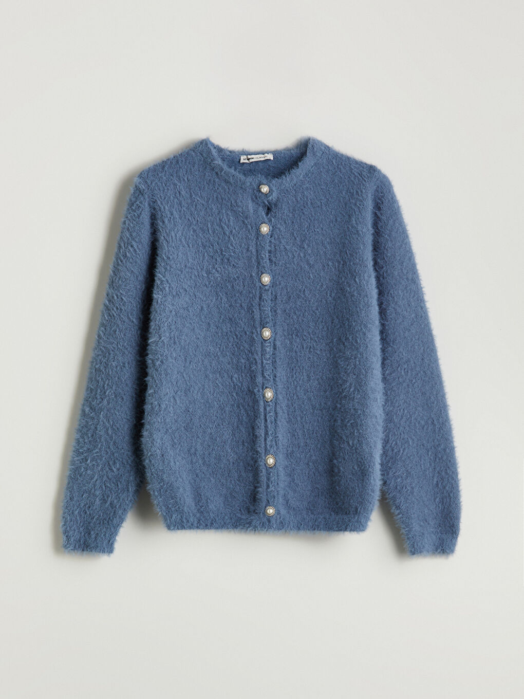 Mavi Bisiklet Yaka Kadın Triko Hırka-8