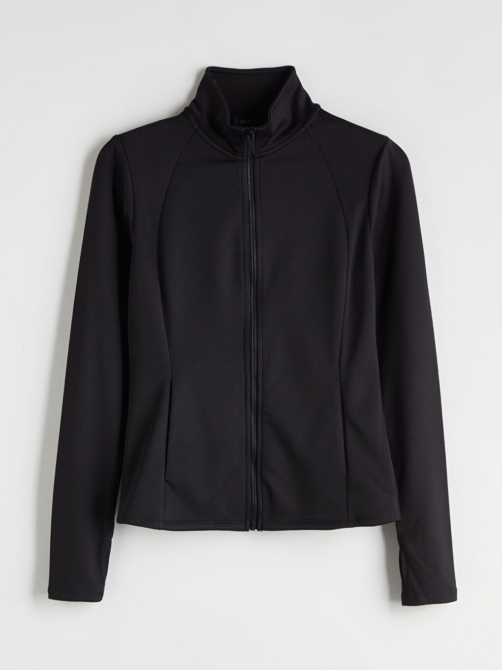 Funnel Neck Women's Zip-Up Sweatshirt-4