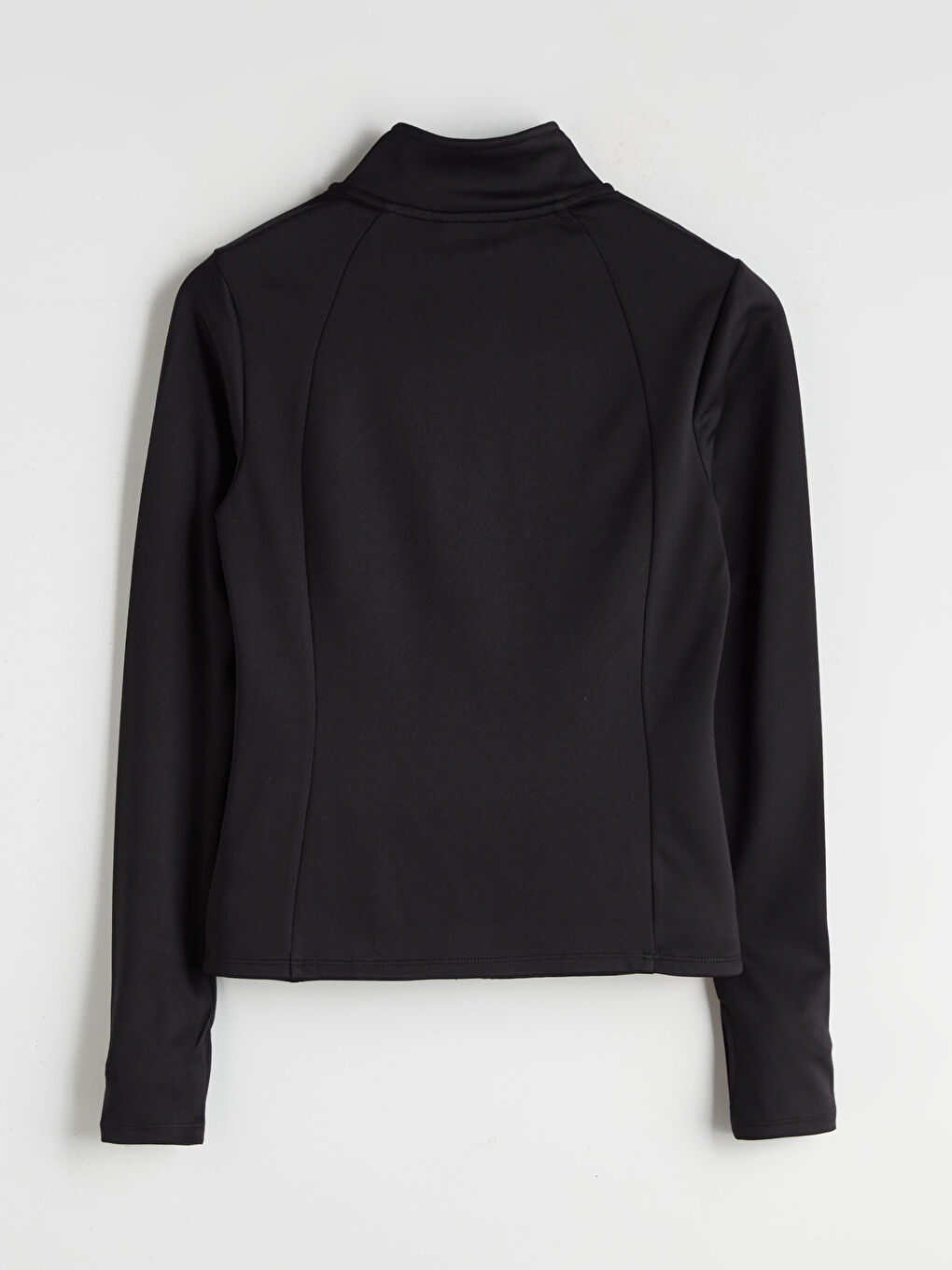 Funnel Neck Women's Zip-Up Sweatshirt-5