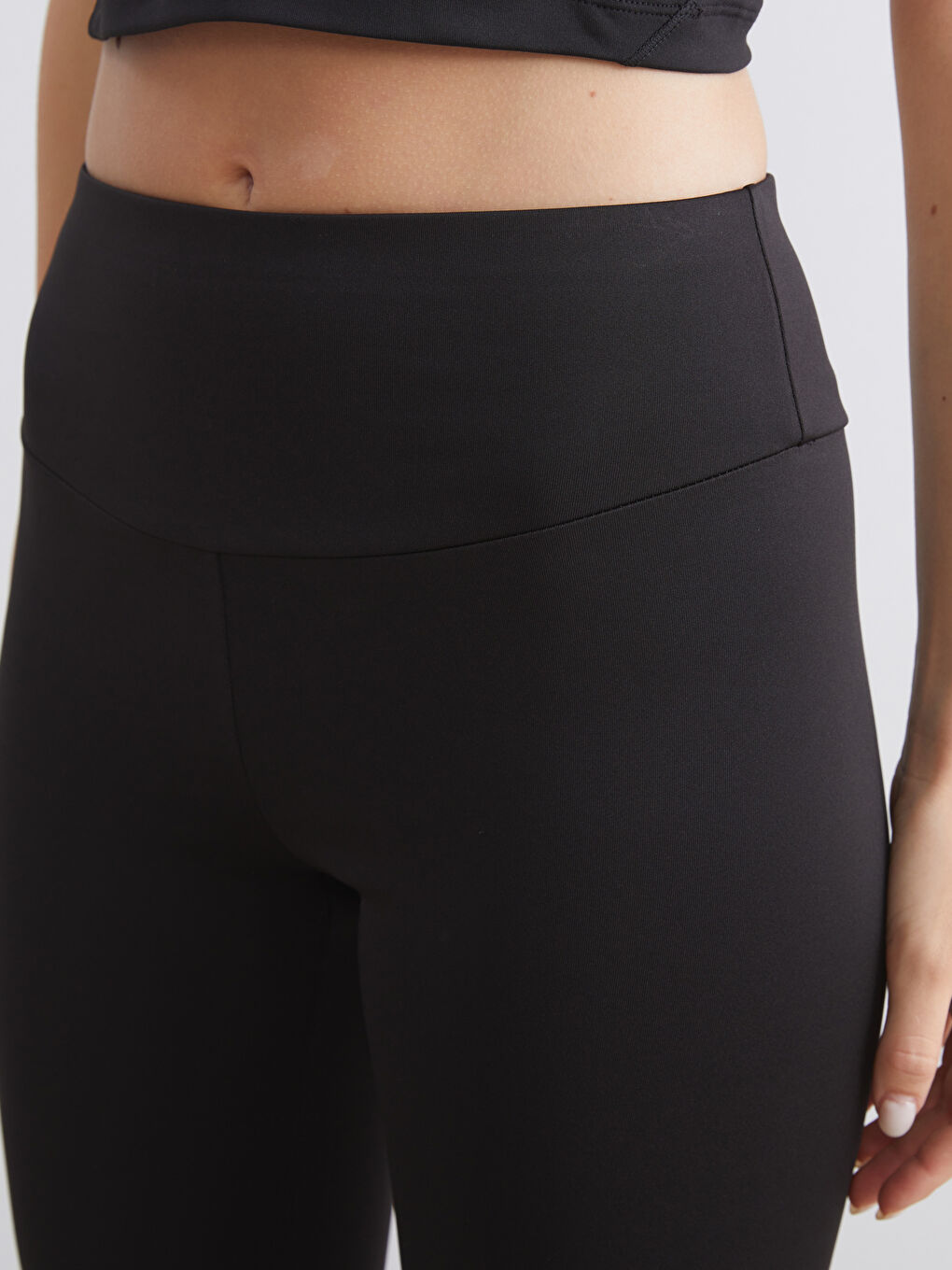 Elasticated Waist Women's Sports Leggings-2