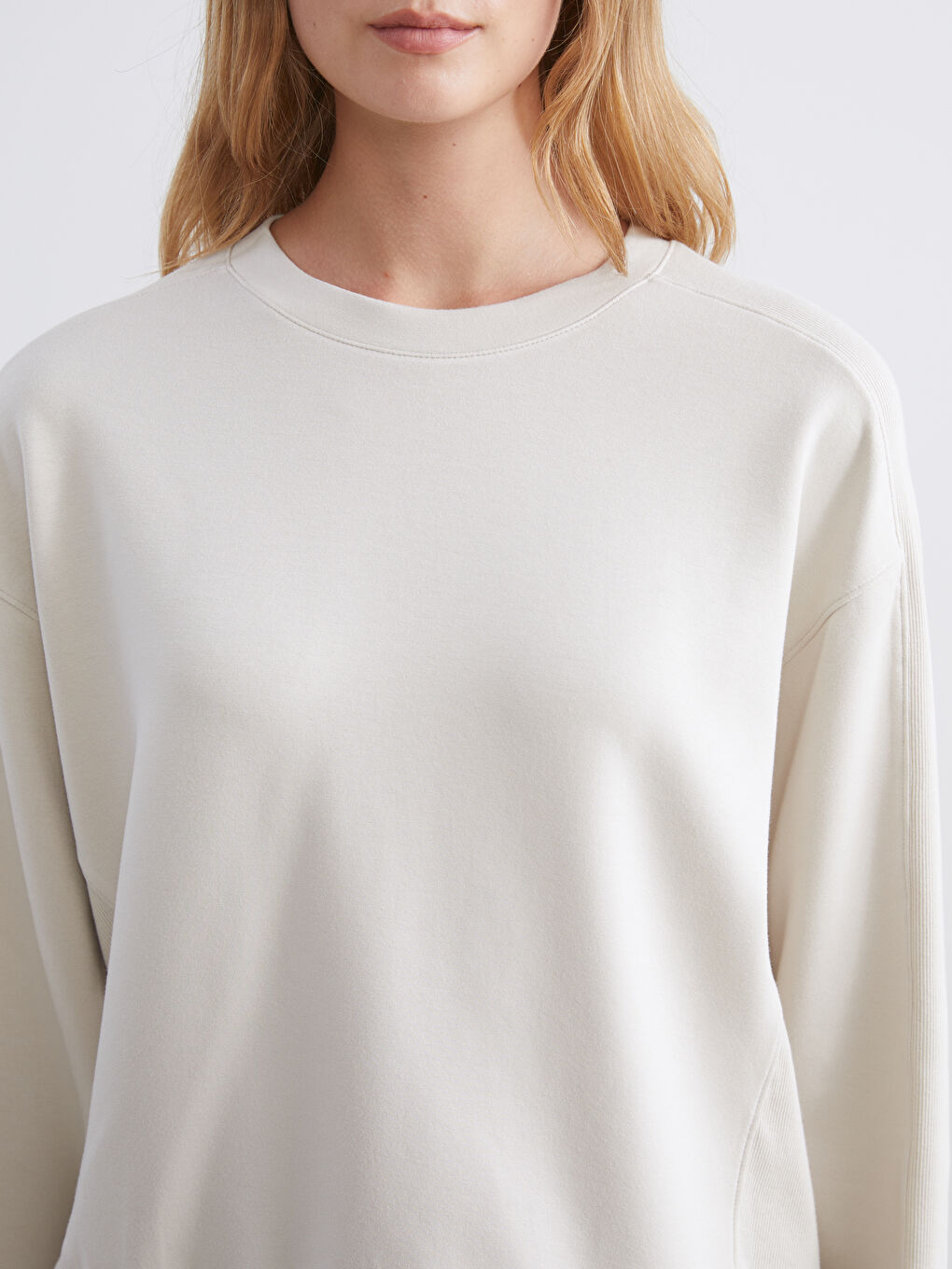 Crew Neck Women's Sweatshirt-2