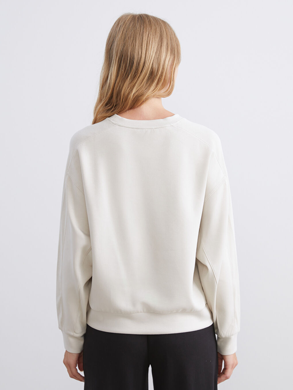 Crew Neck Women's Sweatshirt-3