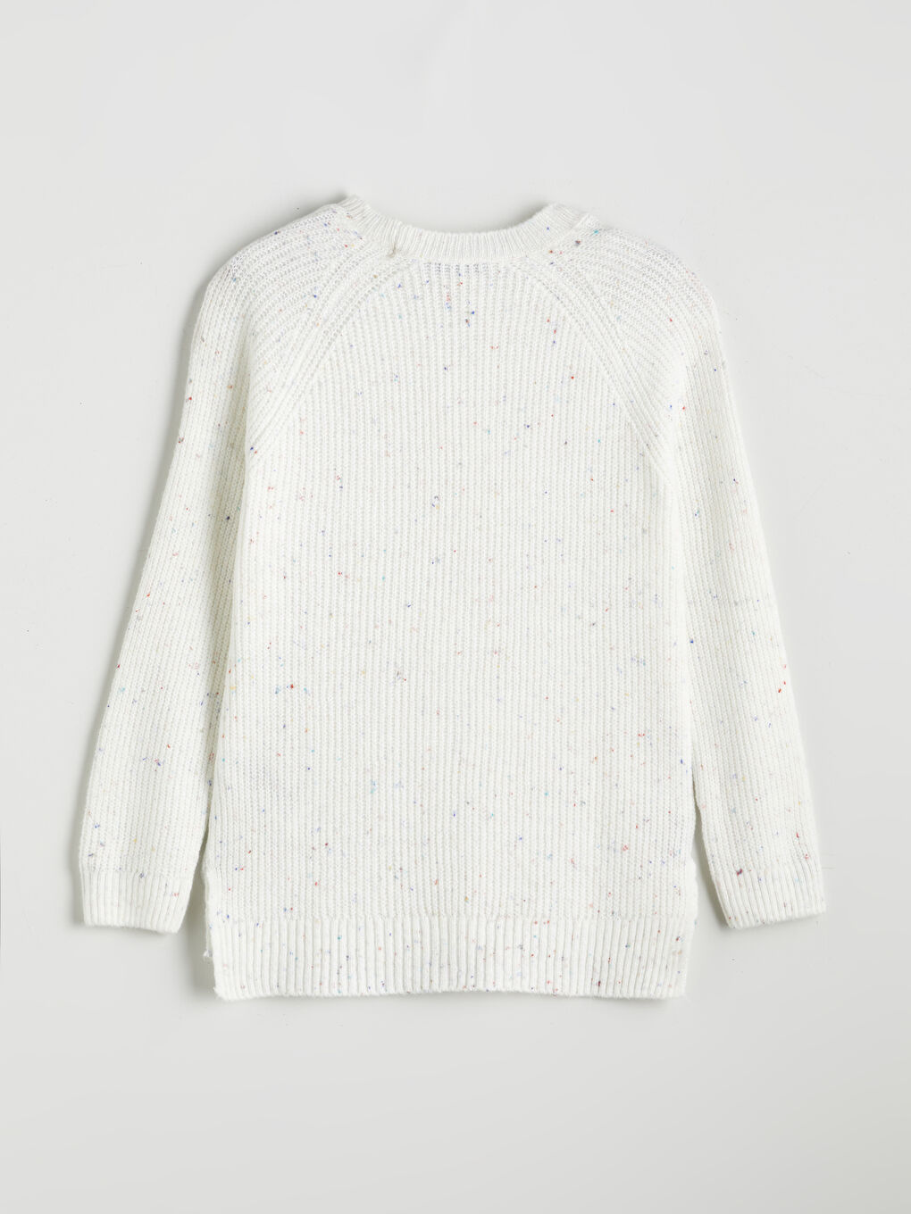 Crew Neck Self-Patterned Women's Knitwear Sweater-7