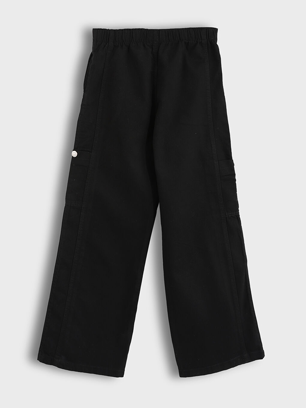 Elasticated Waist Twill Girls' Trousers-1