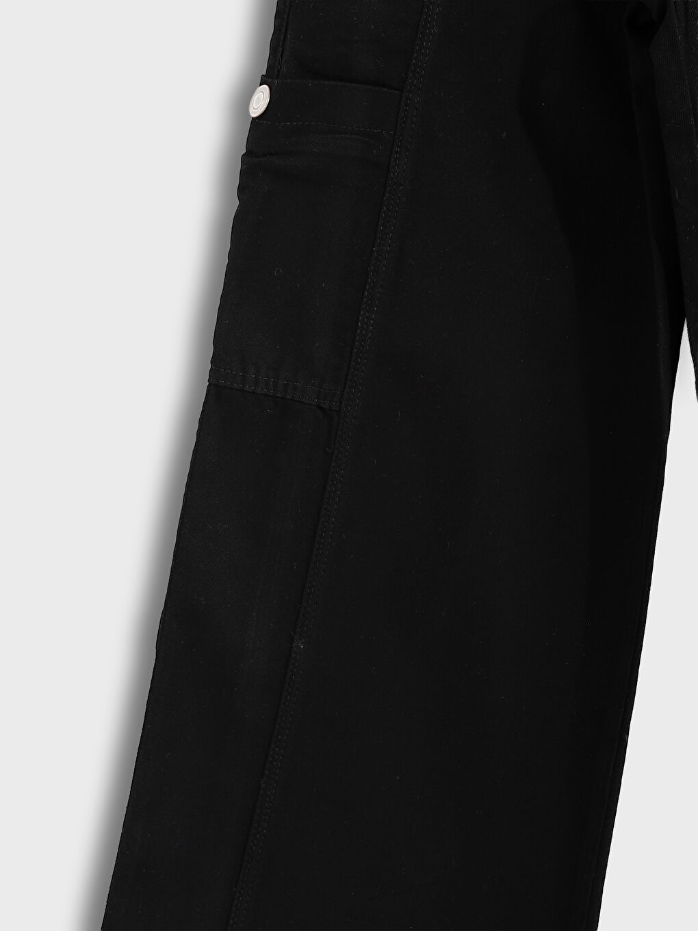 Elasticated Waist Twill Girls' Trousers-2