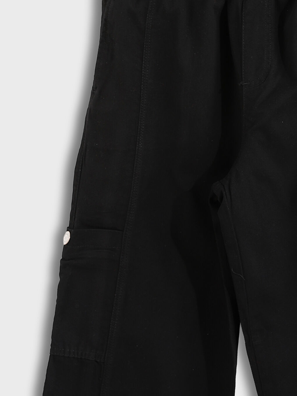 Elasticated Waist Twill Girls' Trousers-3