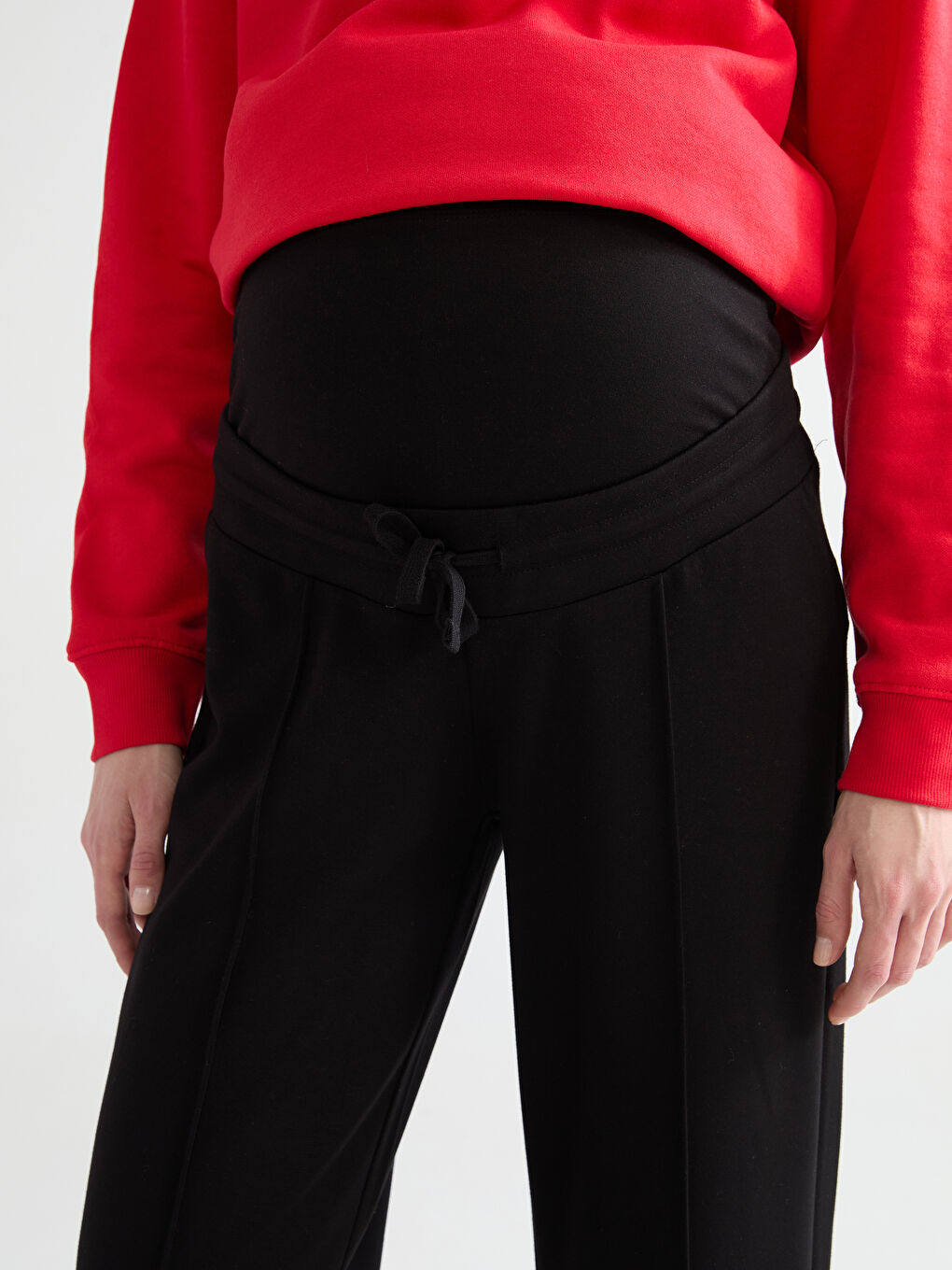 Woman BLACK Sweatpants-2