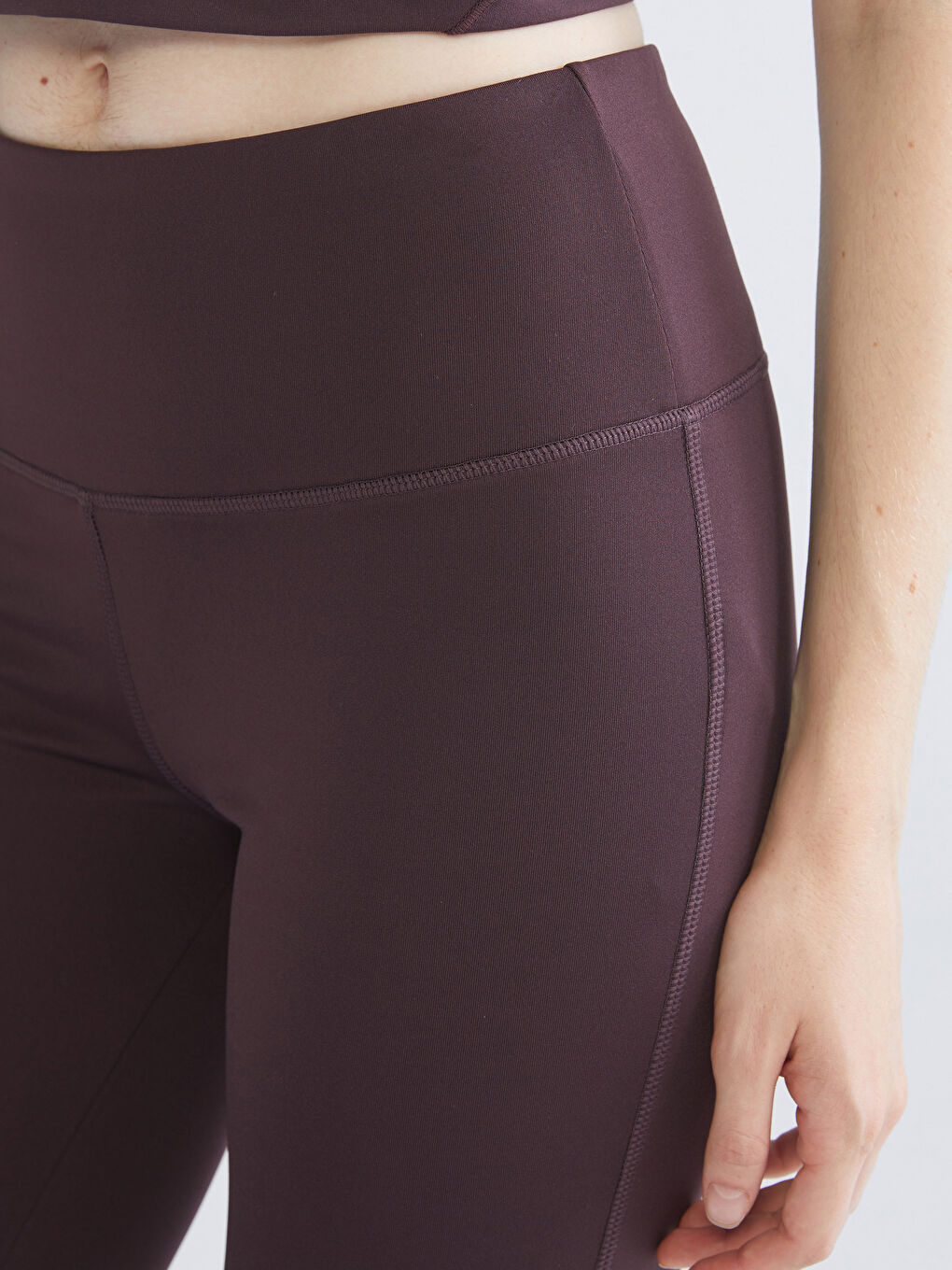 Elasticated Waist Flared Women's Sports Leggings-2