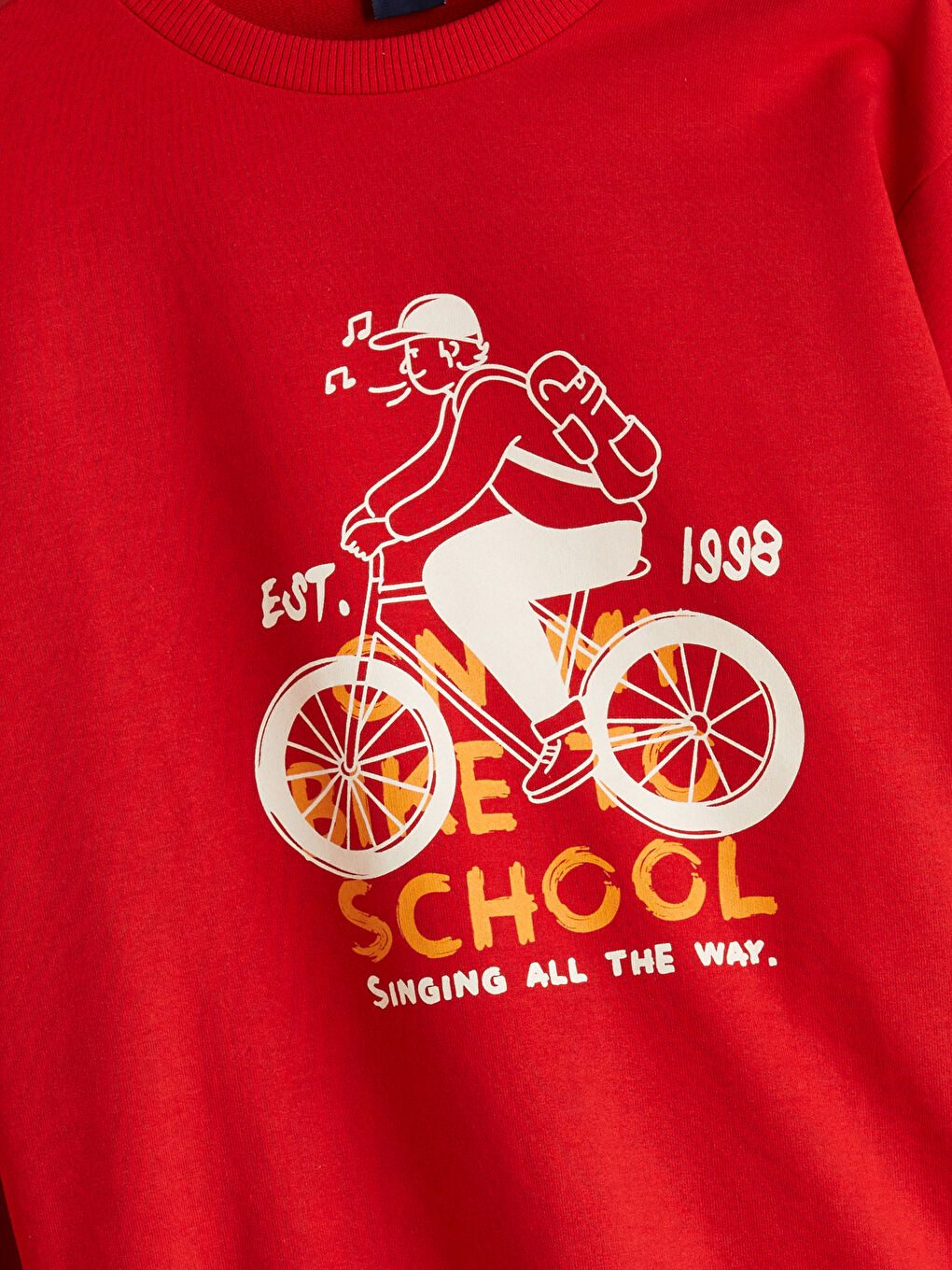 Crew Neck Boys' Sweatshirt-1