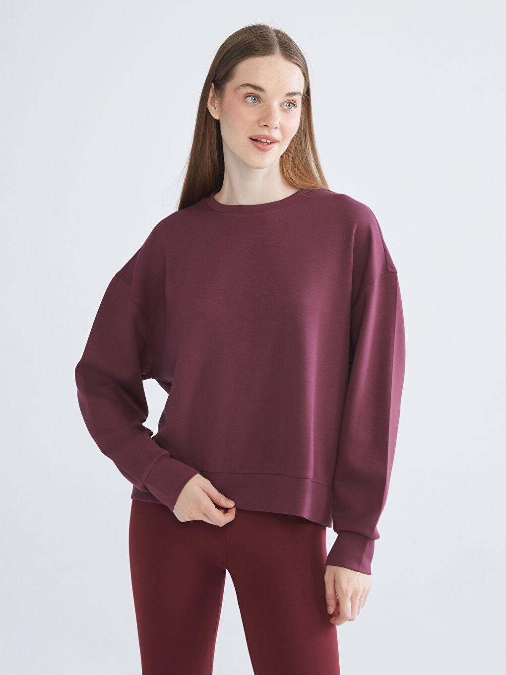 Crew Neck Oversize Women's Sweatshirt