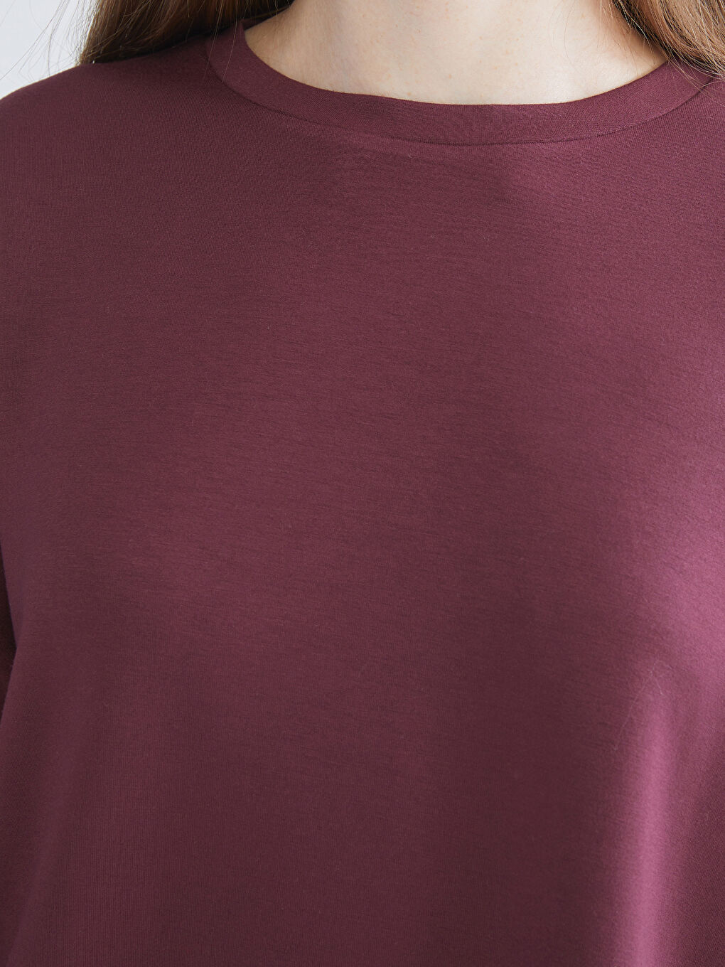Crew Neck Oversize Women's Sweatshirt-2
