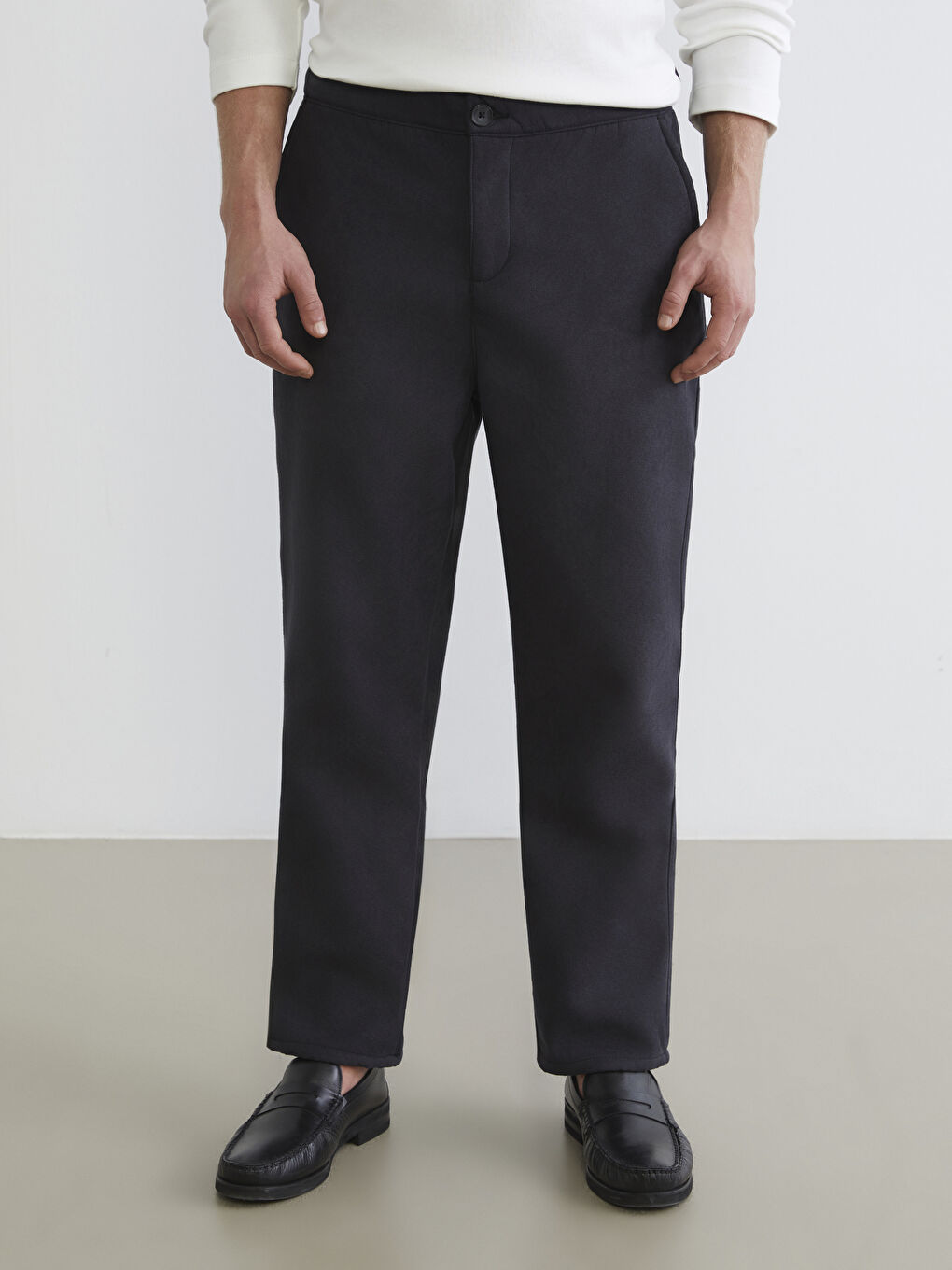 Antrasit Standart Kalıp Erkek Pantolon-1