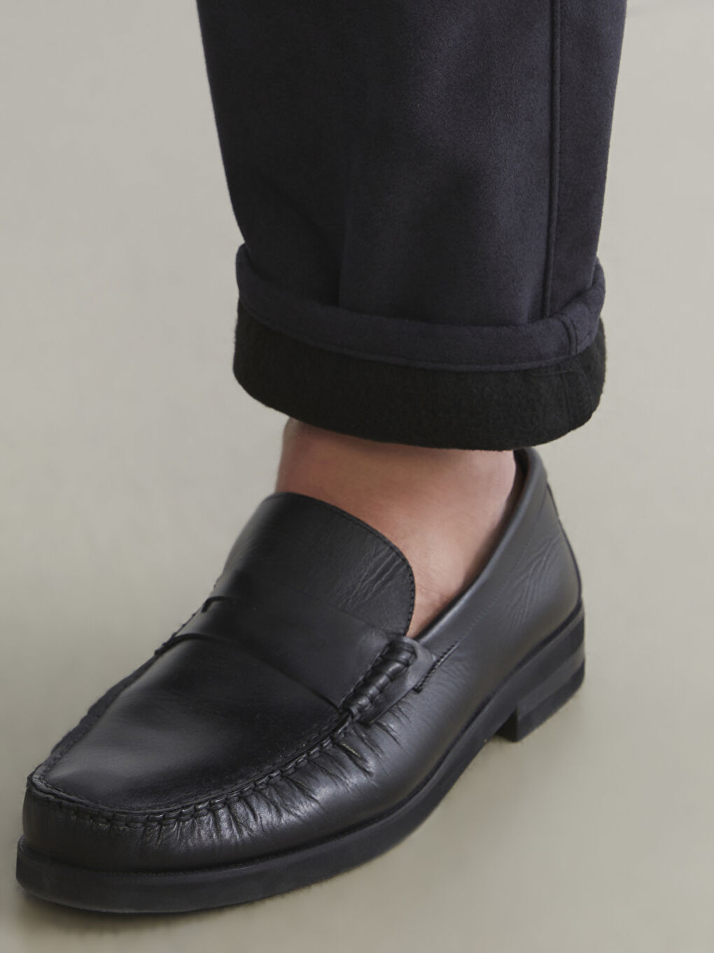 Antrasit Standart Kalıp Erkek Pantolon-3