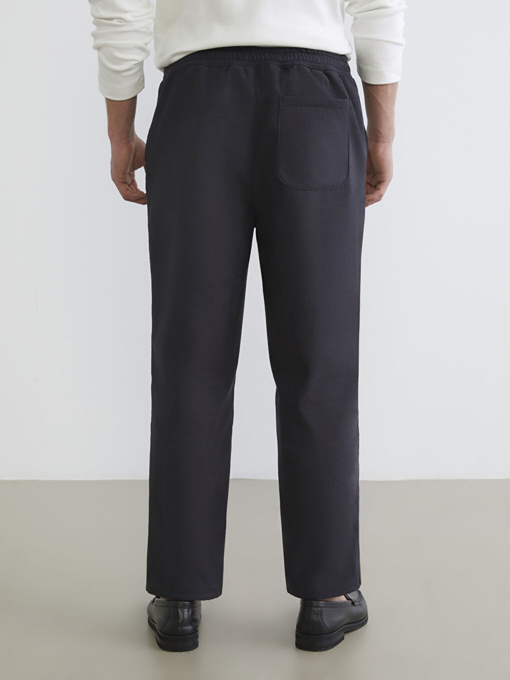 Antrasit Standart Kalıp Erkek Pantolon-4