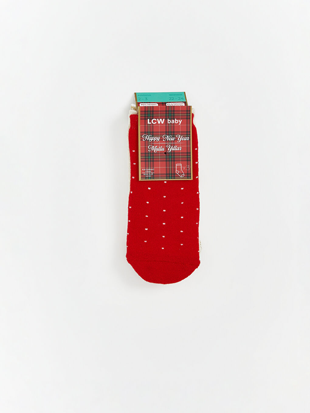 Christmas Themed Baby Girls' Ankle Socks 3-pack-1