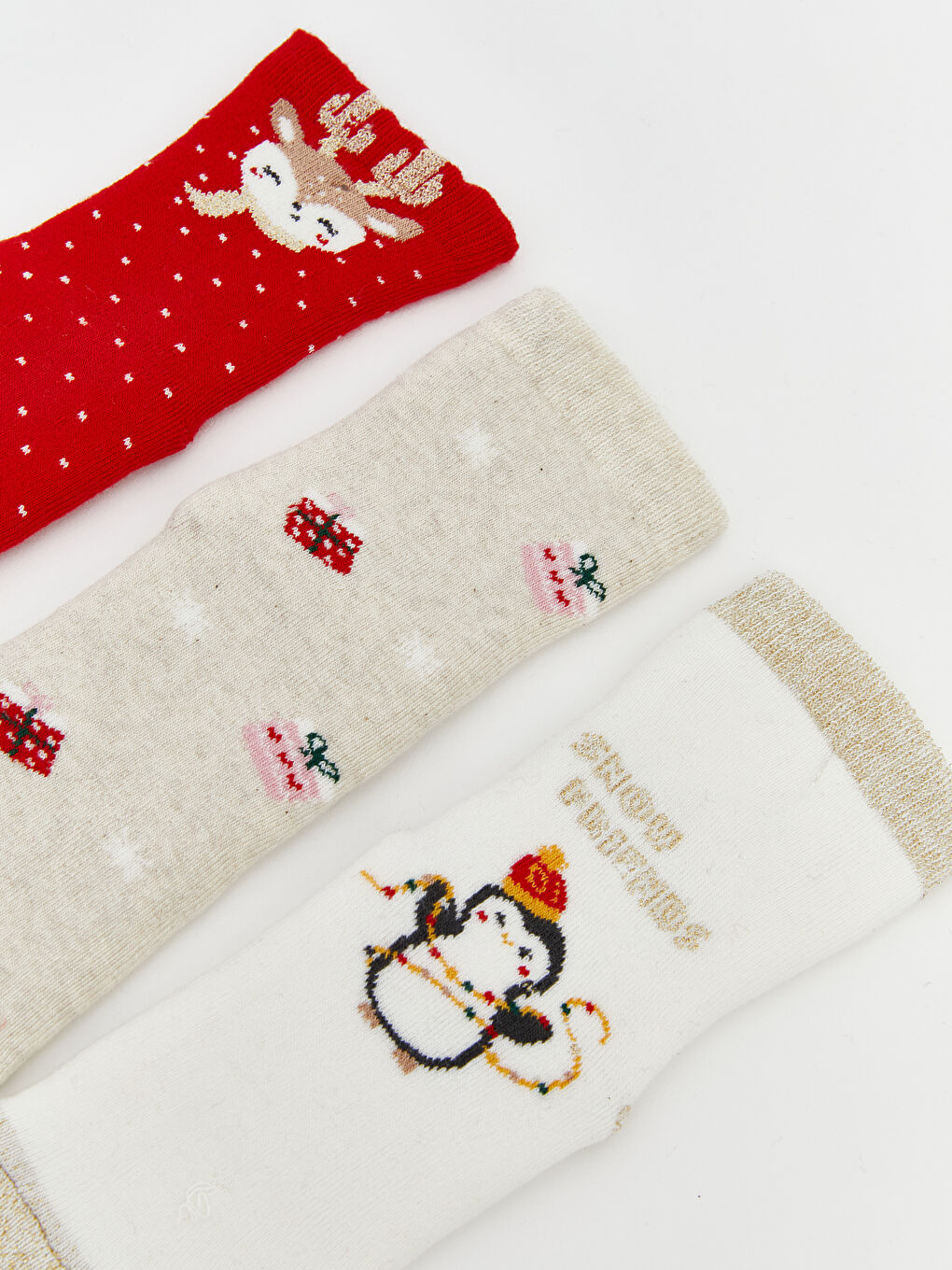 Beba djevojčica CRVENA Čarape do gležnja-5