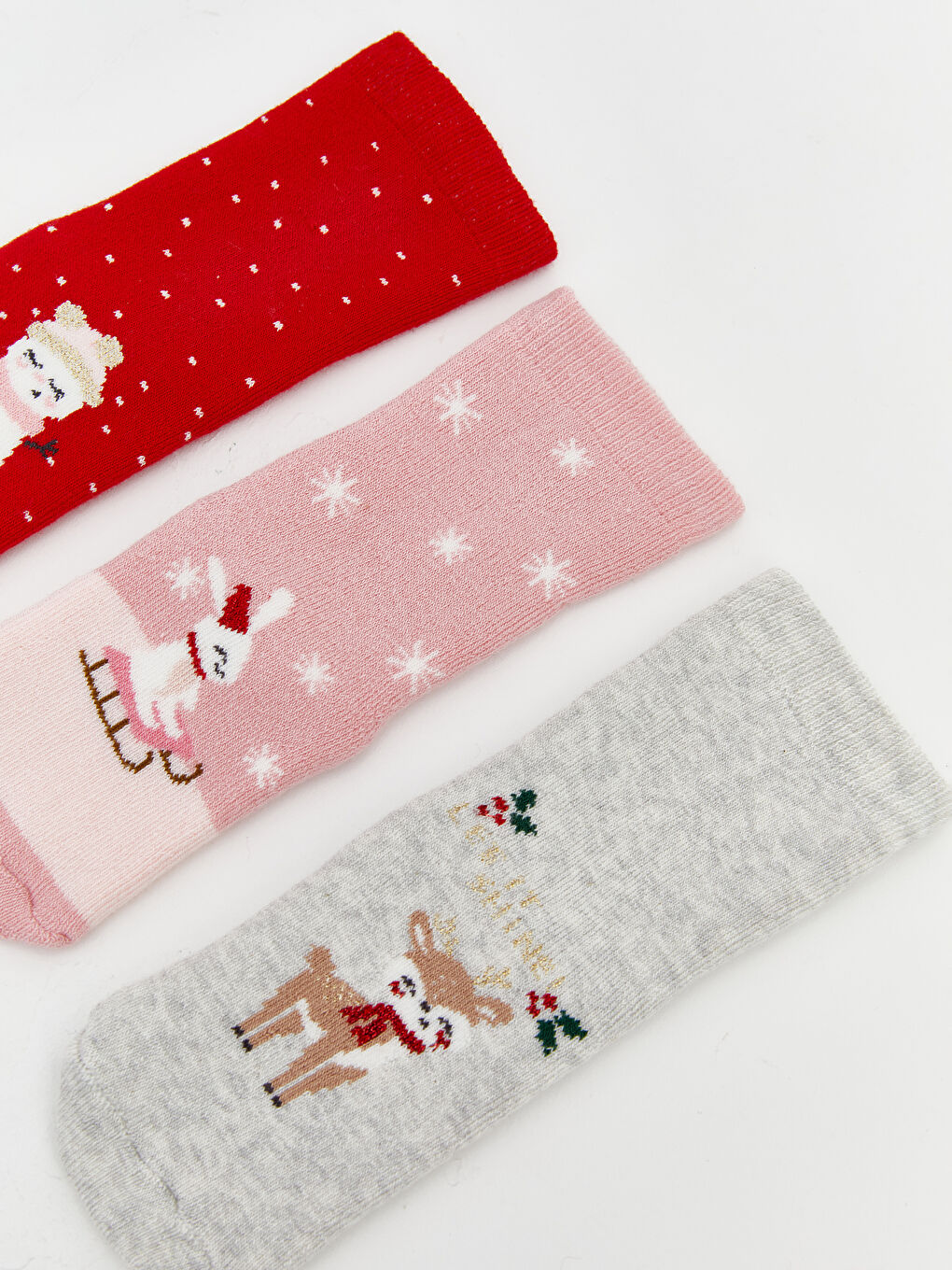 Beba djevojčica CRVENA Čarape do gležnja-4