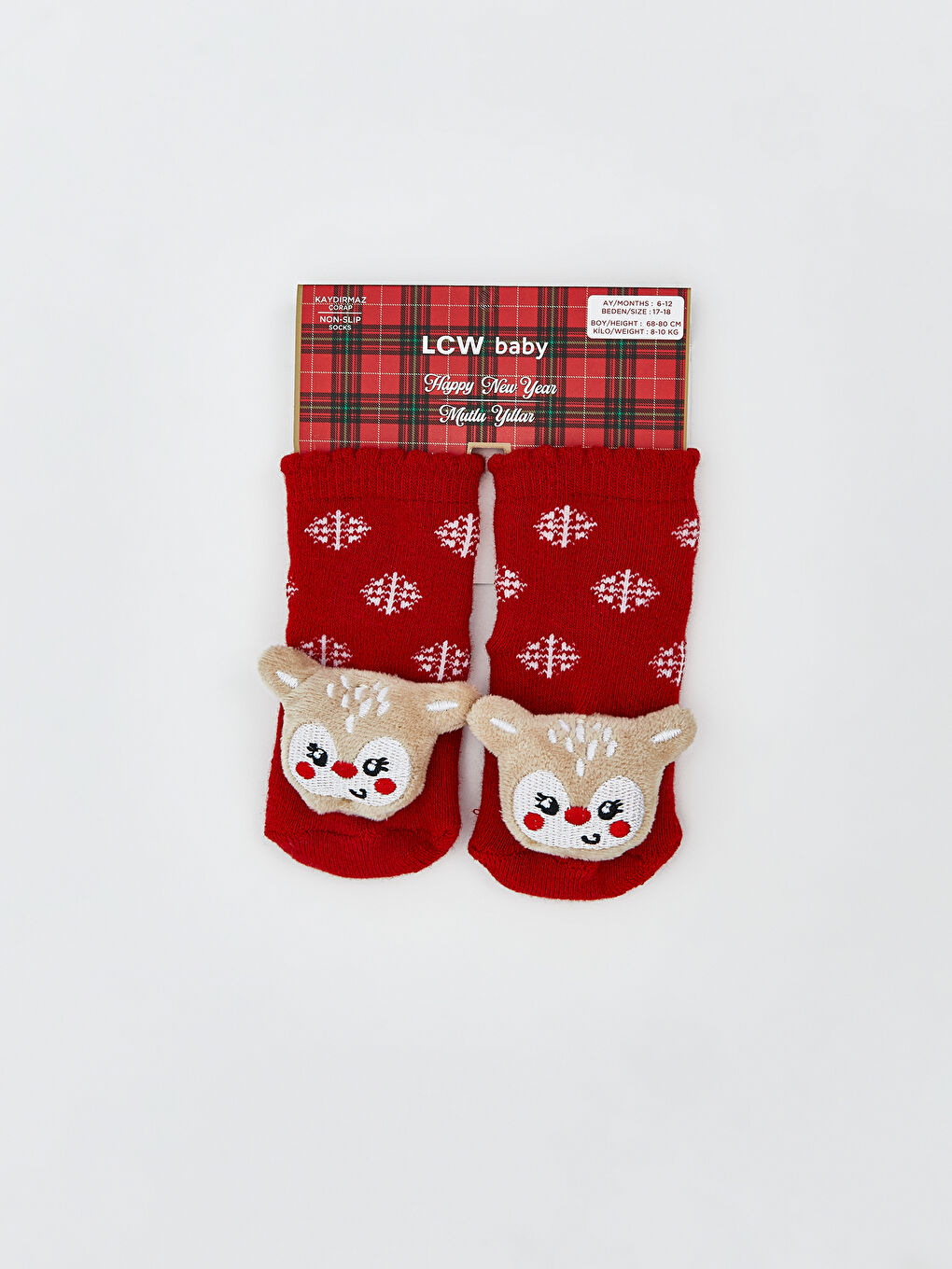 New Year Themed Girls' Ankle Socks-3