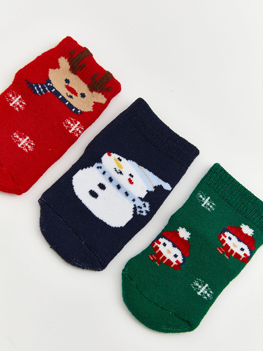 New Year Themed Baby Boys' Ankle Socks 3-packs-4