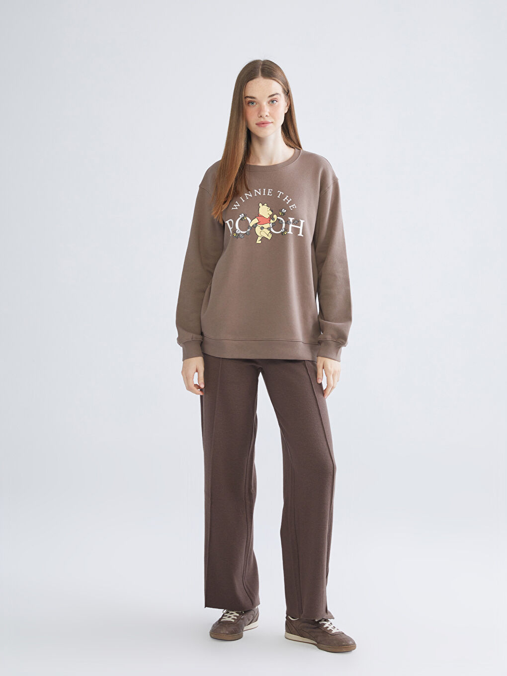 Elasticated Waist Wide Leg Women's Sweatpants